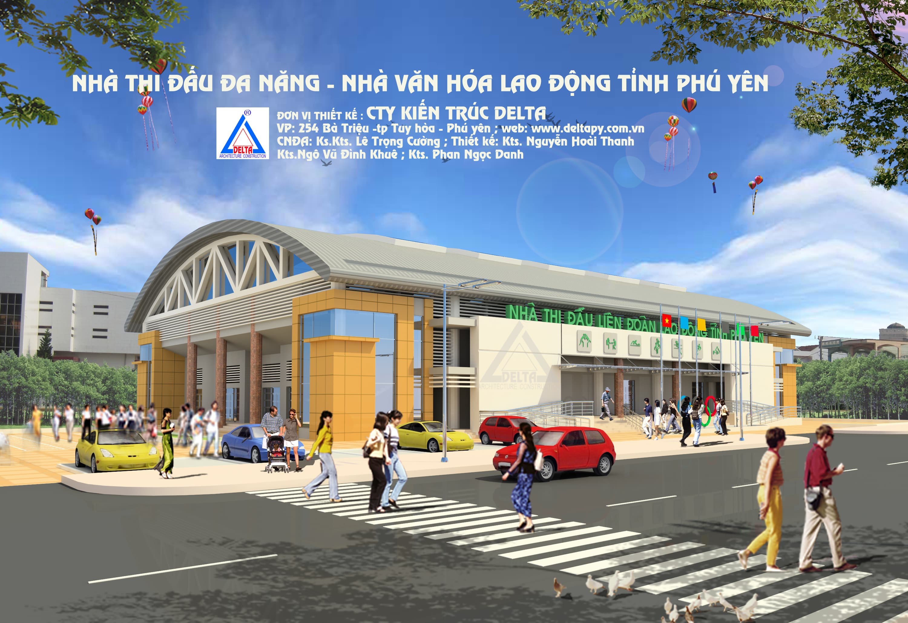Nhà Thi Đấu Đa Năng - Nhà Văn Hoá Lao Động Tỉnh Phú Yên