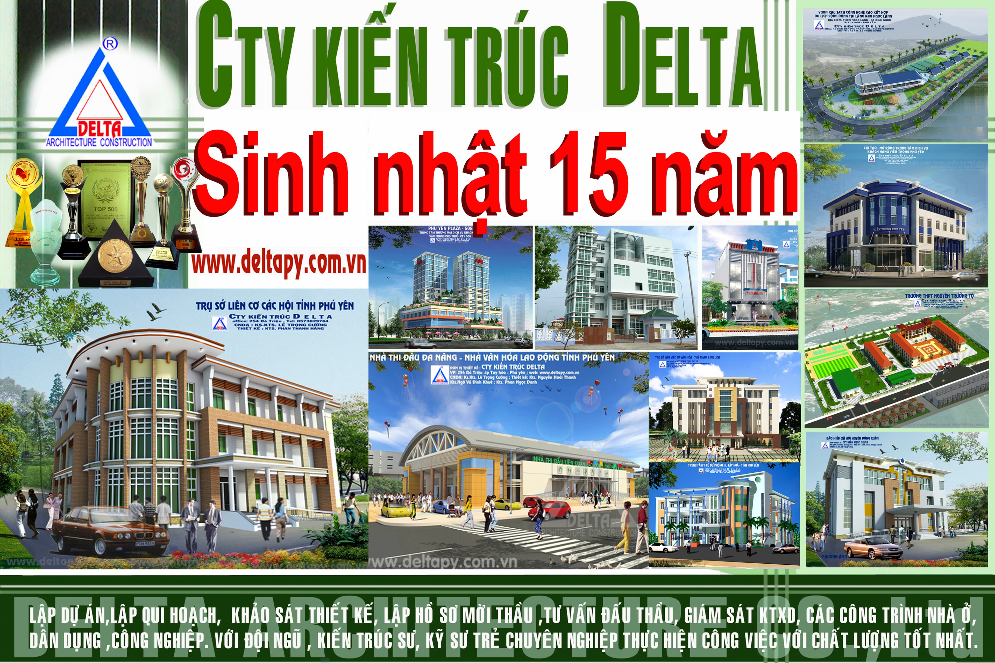 Kỷ niệm 15 năm thành lập Công ty TNHH Kiến trúc DELTA